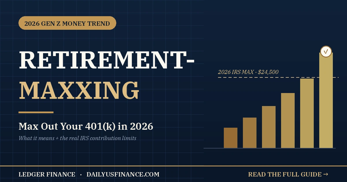 Retirement-Maxxing: Best Way to Max Your 401(k) in 2026